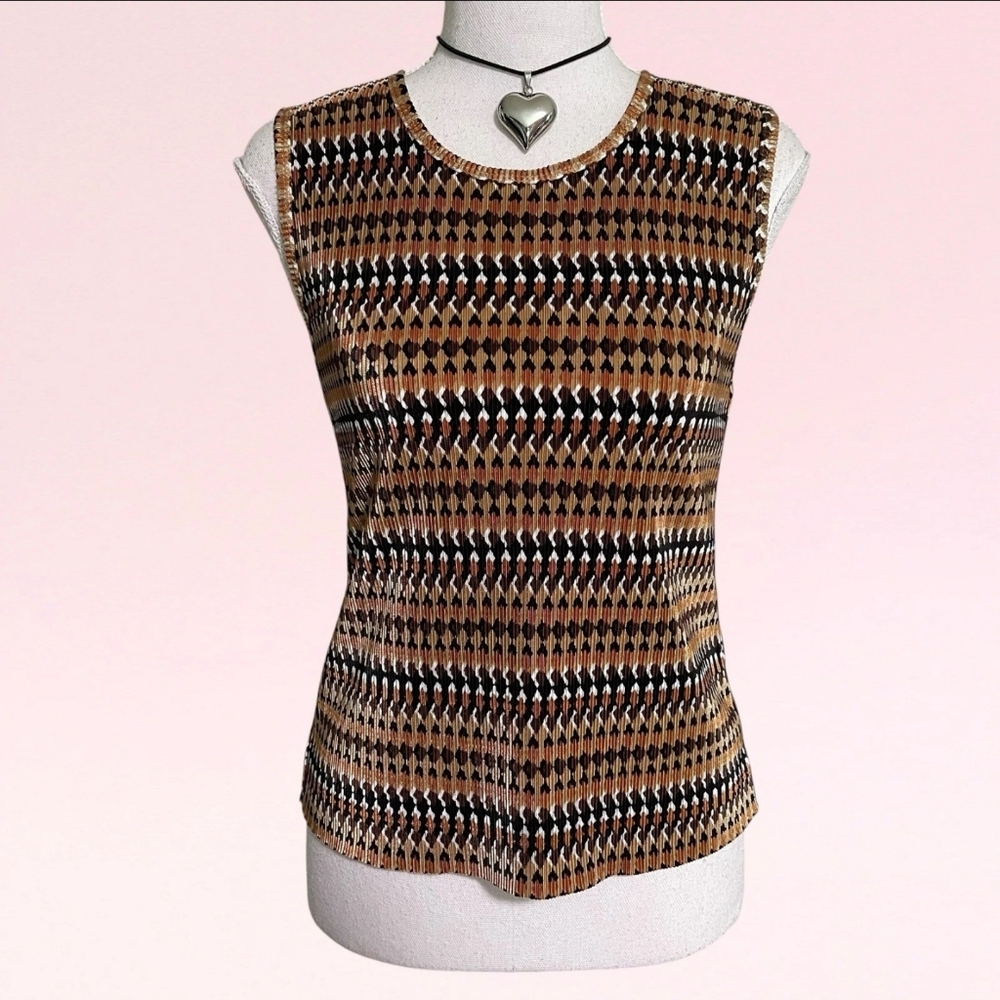 Vintage 90s Y2K Neutral Top